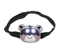 BESPORTBLE LED Headlamp Flashlight Cute Cartoon Animal LED Head Torch with Adjustable Strap Lightweight Helmet Light for Kids Outdoor Camping Reading Raccoon