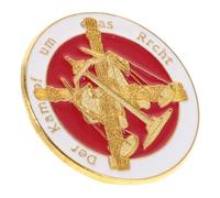 BESPORTBLE Legal Jewelry Accessory Metal Button Pin Suit Pin Badge Scales Justice Brooch for Lawyers