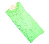 BESPORTBLE Lengthened Silk Dance Fan for Women Silk Prop for Ethnic Modern Vibrant Design for Stage School Activities Elegant Accessory
