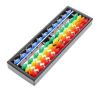 BESPORTBLE Level Plastic Abacus with Beads Per Row Colorful Mathematics Counting Tool for Mental Arithmetic Versatile Educational for Classroom and Home Use