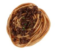 BESPORTBLE Lifelike Simulated Spaghetti with Meat Sauce Model Realistic Pasta Shaped Ornament for Kitchen Italian Restaurant Home Decor and Scene Photography Prop