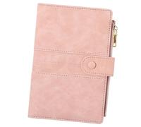 BESPORTBLE Light Pink Travel Wallet with Multiple Card Slots, Organizer for Women, Multifunctional Pu Document Case and Airline Ticket Holder, Lightweight Travel Document Cover