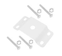 BESPORTBLE Light Pole Mount Adapter Kit with Hoops for Outdoor Solar Street and Utility Pole Installation Easy Setup Extension Bracket Compatible with Various Solar Lights