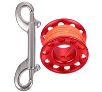 BESPORTBLE Lightweight Grids with Spool Reel Alloy Snap Diving Aluminum Clip and Setting up Research for Scuba Underwater Mapping Cave Exploration