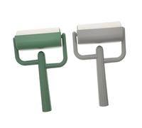 BESPORTBLE Lint Roller Kit 2pcs Replaceable Paper Rollers Non-slip Handle Easy Hair Removal for Clothes