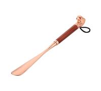 BESPORTBLE Lion Head Metal Shoe Horn Portable Long Handle Shoehorn for Seniors and Pregnant Women Stylish Tool for Easy Shoe Wearing at Home The Go