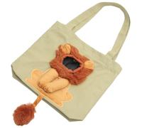 BESPORTBLE Lion-shaped Portable Cat Carrier Bag Lightweight Canvas Pet Sling for Dogs and Cats for Travel Walking and Daily Use Adorable Design