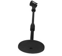 BESPORTBLE Live Streaming Lift Stand for Desk Mic Arm Adjustable Mic Holder for Desktop Metal round Base for Podcast Equipment and Stage Performance