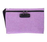 BESPORTBLE Lockable Money Bag with Combination Lock Waterproof Storage Pouch for Cash Jewelry Documents Travel Business Use Portable Small Locking Bank Bag