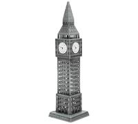 BESPORTBLE London Big Metal Building Model Sculpture, Silver Alloy Architectural Statue for Home Decoration, UK Landmark Collectible Desktop Ornament