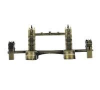 BESPORTBLE London Tower Bridge Alloy Model Sculpture Architectural Desktop Decor Unique Souvenir for Home Office for Teaching Props Resistant Design
