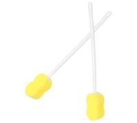 BESPORTBLE Long Handle Bath Scrubbers Sponge with Soft Sponge Material a Stick 2pcs and Gentle Exfoliating Back Scrubber for Cleaning Hard-to-Reach Areas for Showering in Bathroom