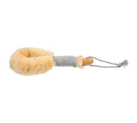 BESPORTBLE Long Handle Sisal Hemp Bath Brush for Shower Exfoliating Back Scrubber with Non-Slip Wood Handle and Cotton Rope, Multi-Functional Use for Effective Skin Massage and Circulation