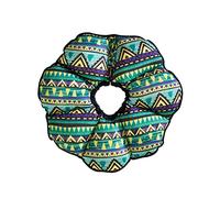 BESPORTBLE Lovely Pet Bite Collar Protective Sunflower Cats Lightweight Washable Collar for Bathing Green Triangle Background