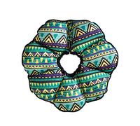 BESPORTBLE Lovely Pet Bite Protective Collar for Dogs and Cats Soft Sunflower Design Lightweight and Washable Green Triangle Background
