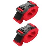 BESPORTBLE Luggage Straps Multi-function 2pcs Nylon Heavy Duty with Buckle Design and Quick Release Wear-resistant Packing Straps for Camping and Outdoor Storage