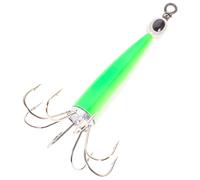 BESPORTBLE Luminous Fishing Hook with Dual Row Squid Design Durable Night Fishing Tackle for Rivers Lakes Ponds Practical Reliable Bait for All Fishing Enthusiasts
