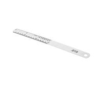 BESPORTBLE Luthier Ruler Guitar Installation Fret Measuring Metal Scale String Height Gauge for Repair Precision Tool