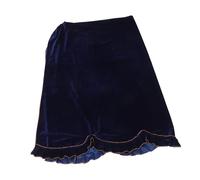 BESPORTBLE Luxurious Pleuche Upright Piano Cover Washable and Reusable Slipcover with Macrame Design Protective Full Cover for Compatibility and Stylish Decoration