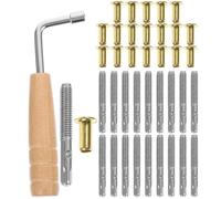 BESPORTBLE Lyre Harp Tuning Pin Set with Synthetic Material Turn Pins and Classic Design Accessories for Lyre Harp Enthusiasts to Tune and Maintain