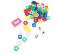 BESPORTBLE Mahjong Direction Dice English Wind Indicator Plastic Accessory | East South West Labels, Supports Beginners and Club Players, Suitable for Tables, Game Evenings and Casual Home Entertainment