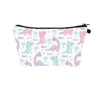 BESPORTBLE Makeup Storage Bag Portable Hand Bag for Women Large Capacity Dinosaur with Fine Workmanship Polyester Material Multi-Function for Camping and Gym Use