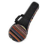 BESPORTBLE Mandolin Backpack Thick Padding and Ethnic Style for Musical Instrument Storage and Transport Sturdy Oxford Fabric