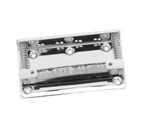 BESPORTBLE Mandolin Bridge Tailpiece Metal Replacement Part for Acoustic Mandolin Easy Installation Instrument Accessory Silver