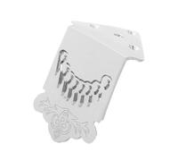 BESPORTBLE Mandolin Tailpiece Bridge Metal Replacement Part for 8-string Traditional Mandolin Screws Suitable for Musical Instrument Repair