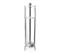 BESPORTBLE Manual Acrylic Pepper Grinder 21cm Large Pepper Crusher Adjustable Sea Salt Mill for Kitchen and Dining Use