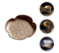 BESPORTBLE Manual Forging Sturdy Copper Material Copper Tea Cup Holder with Retro Style Hammered Texture Table Cup Cushion for Home Tea Accessories and Drinkware