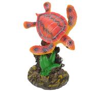BESPORTBLE Marine Animal Statue for Fish Tank Small Turtle Ornament Pvc Fish Tank Decoration Decorative Sea Turtle