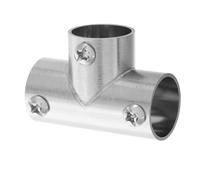 BESPORTBLE Marine Rail Fittings Stainless Steel Pipe Joints Direct Connectors Fixed Connectors (19mm Od)
