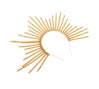 BESPORTBLE Mary Goddess Crown Headband Stylish Vacation Headwear Easy to Wear and Diy Hair Band