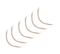 BESPORTBLE Mason Jar Rope Handles Handwoven Hemp Rope 6pcs with Stainless Steel Hooks for Stable Performance, Vintage Charm and Unique Texture, for Canning Jars and Outdoor Picnic Storage