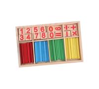 BESPORTBLE Math Learning Counting Sticks Educational for Preschool Early Education Puzzle Enhances Imagination and Hands Skills Safe Montessori Manipulative for Home and Kindergarten
