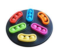 BESPORTBLE Maze Beads Educational Early Learning Game for Interactive Desktop Puzzle with Random Colors Fun Balancing Beads Challenge for All Ages
