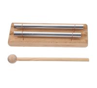 BESPORTBLE Meditation Classroom Bell Wind Chime Percussion Instrument with Mallet for Music Education and Yoga Prayer Simple Design Musical for Boys and Early Learning