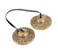 BESPORTBLE Meditation Cymbal Bell Lightweight and Compact Religious Percussion Instrument for Yoga Sound Therapy and Mindfulness Practices High Pitched Tone for Enhanced Musical Awareness