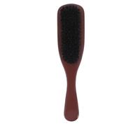 BESPORTBLE Men’s Beard Grooming Brush with Black Bristle Hair Brush, Solid Wood Handle, Suitable for Hair Styling and Detangling