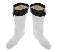 BESPORTBLE Men's Plush Boots Liner Removable Warm Insole for Cold Weather Outdoor Labor Protection Height Black