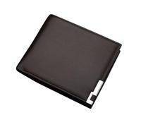 BESPORTBLE Men's Retro Wallet Durable PU Leather Short Purse for Business and Daily Use Scratch Resistant Design Elegant Coffee Color for