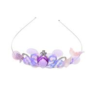 BESPORTBLE Mermaid Tiara Headband for Lightweight Shell Crown Hair Accessory for Birthday Party Dress-up and Themed Events Comfortable Fit
