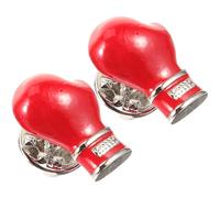 BESPORTBLE Metal Boxing Gloves Brooches 2Pcs Decorative Pins for Men Sports Badges for Jackets Bags Hats