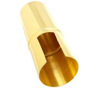BESPORTBLE Metal Brass Saxophone Mouthpiece Cap Durable Replacement Sax Cover Accessory with Simple Installation for Alto and Soprano Saxophones
