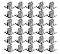 BESPORTBLE Metal Candle Wick Holders 100pcs Iron Sustainer Clips for Candle Making with Safe and Reusable Wick Fixing Device