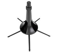 BESPORTBLE Metal Clarinet and Trumpet Display Stand 5-foot Black Base and Cotton Support, Small Size Musical Instrument Holder Rack for Orchestral Use