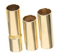 BESPORTBLE Metal Guitar Slides Easy to Play and Carry with Fine Craftsmanship 4pcs Different Sizes Lightweight Musical Instrument Slide for Electric and Acoustic Guitar for Rock and Blues