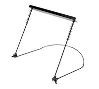 BESPORTBLE Metal Harmonica Neck Holder Rack for 24-Hole and 10-Hole Mouth Organ Adjustable Harmonica Stand Neck Strap for Professional Performances Music Stand for Sheet Music