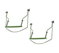 BESPORTBLE metal harmonica rack 2pcs Adjustable Hands-free Neck Holder for 10-hole Mouth Organ, Harp Holder for Musicians Playing and Practice
